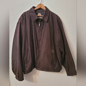 Weatherproof Men's Brown Bomber Jacket Like New! Size XL
